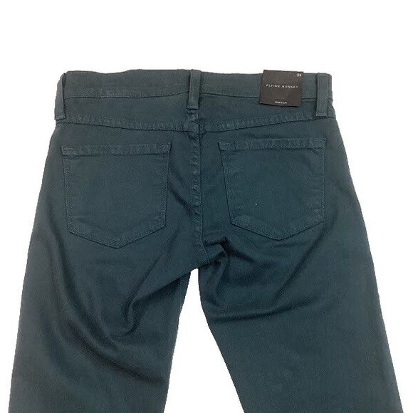 Flying Monkey Jeans -Women's 24 -Dark Green -Skinny -Cotton/Polester/Rayon- NWT! - Picture 5 of 11